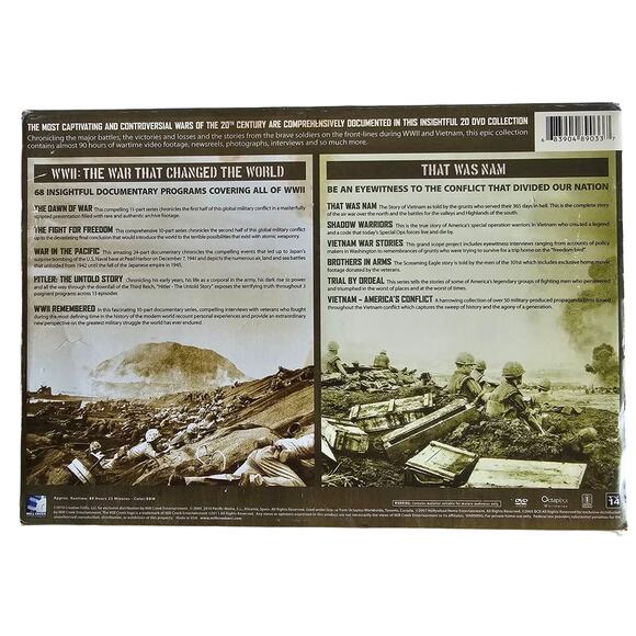 20 DVD Set A TALE of TWO WARS WW2 Vietnam - Picture 2 of 9